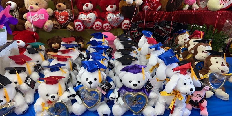 Fresh roses and seasonal flowers